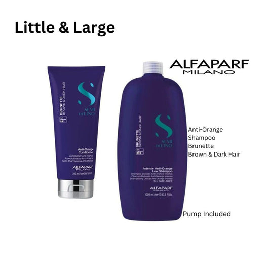 alfaparf anti-orange shampoo 1000ml and conditioner